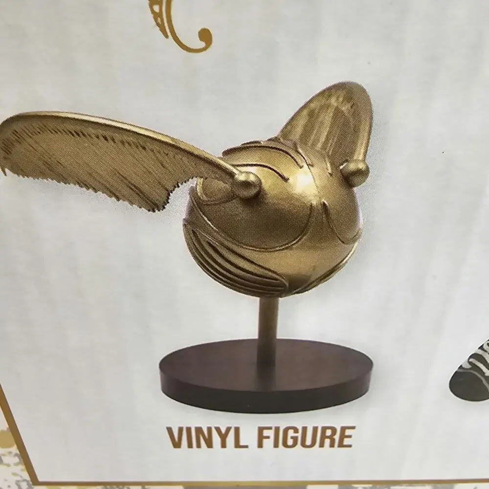 Harry Potter Wizarding World 3 Pairs of Socks and Vinyl Golden Snitch Figure NEW